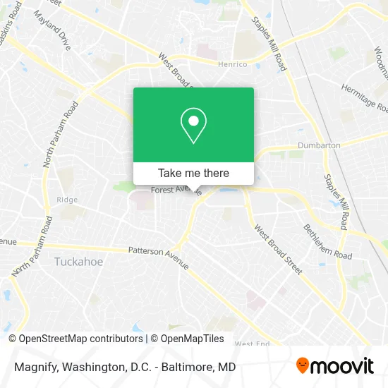 Magnify map
