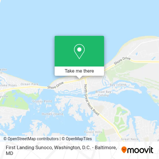 First Landing Sunoco map