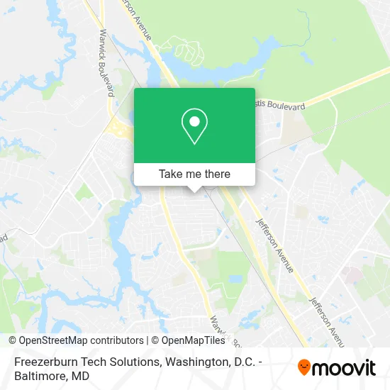 Freezerburn Tech Solutions map