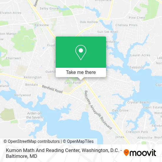 Kumon Math And Reading Center map