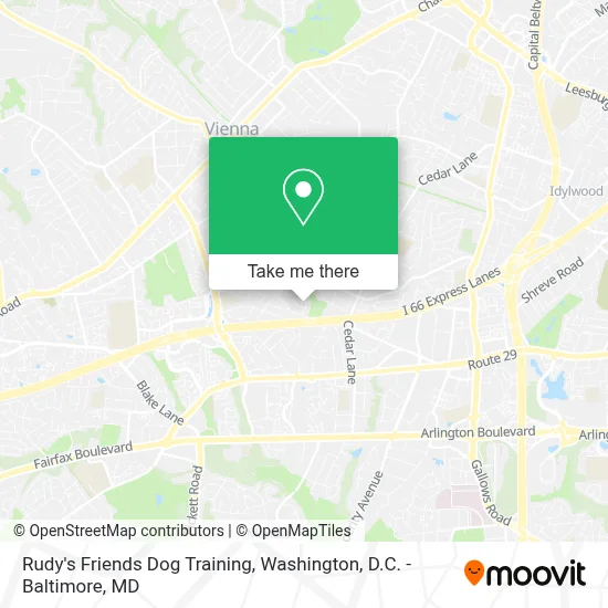 Rudy's Friends Dog Training map