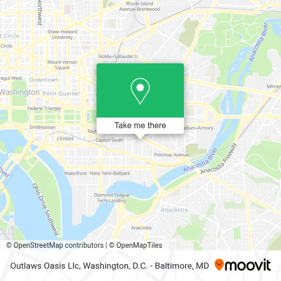 Outlaws Oasis Llc map