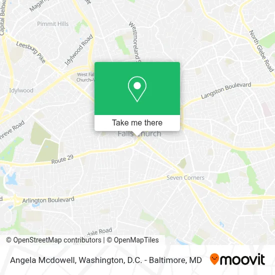Angela Mcdowell map