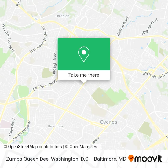 Zumba Queen Dee map