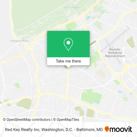 Red Key Realty Inc map