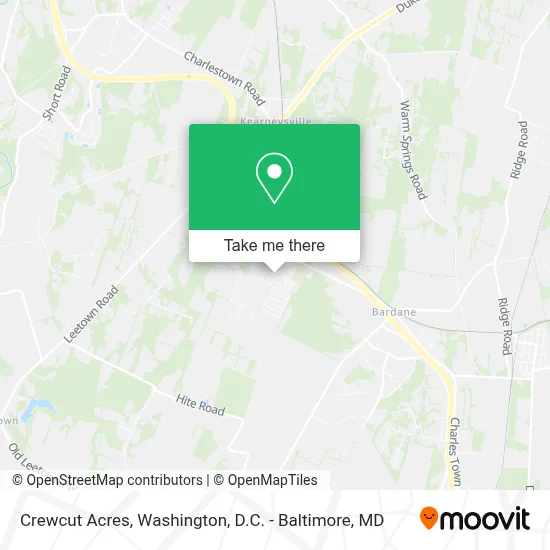 Crewcut Acres map