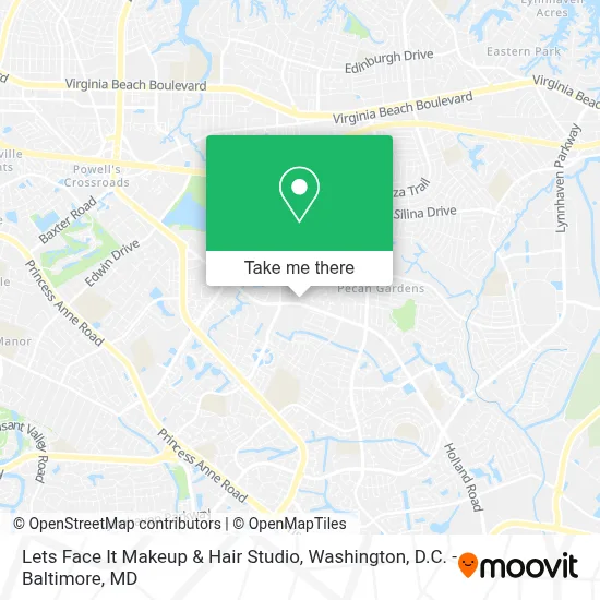 Lets Face It Makeup & Hair Studio map