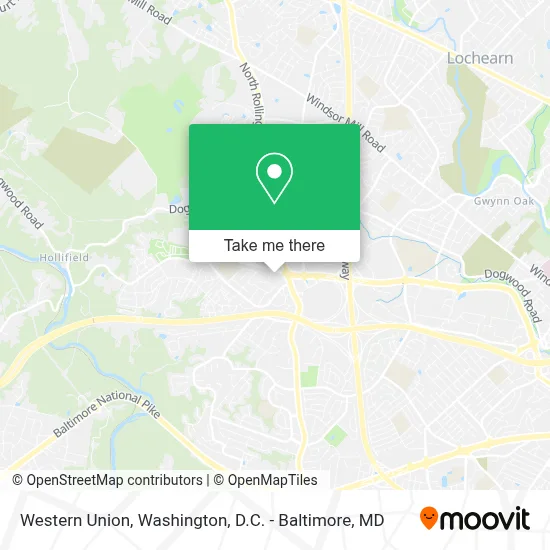 Western Union map