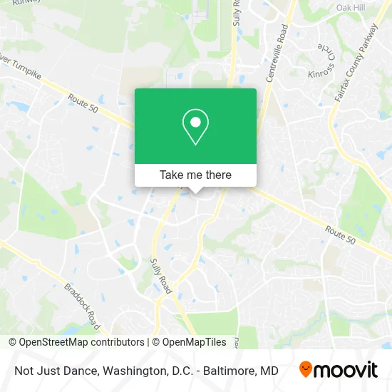 Not Just Dance map