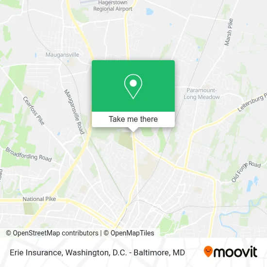 Erie Insurance map