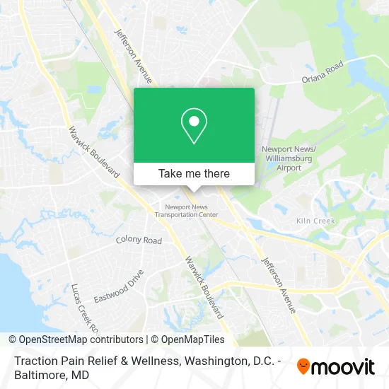 Traction Pain Relief & Wellness map