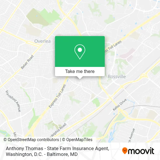 Anthony Thomas - State Farm Insurance Agent map