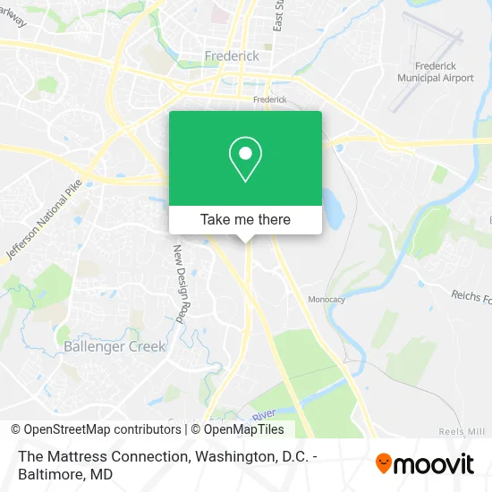 The Mattress Connection map