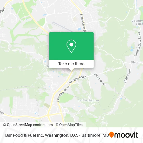 Bsr Food & Fuel Inc map