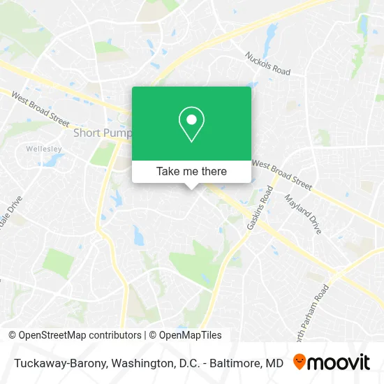 Tuckaway-Barony map