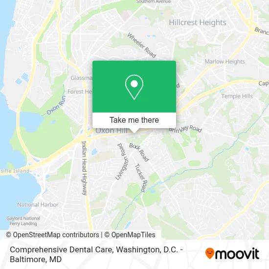 Comprehensive Dental Care map