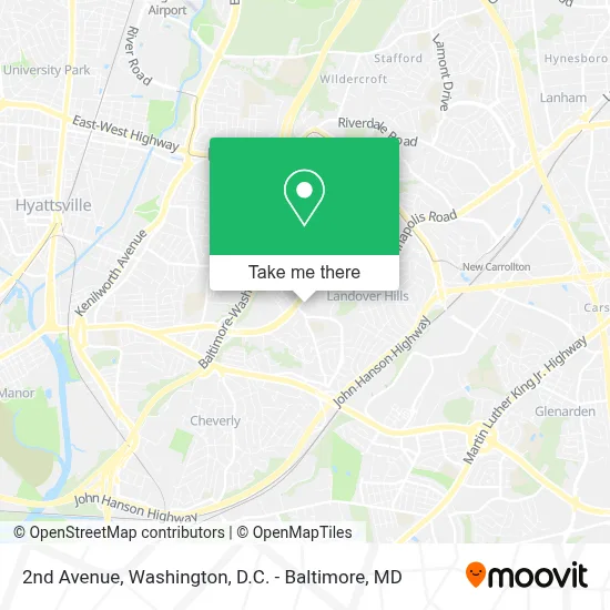 2nd Ave map