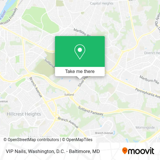 Vip Nails map