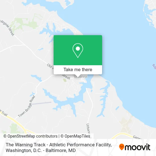The Warning Track - Athletic Performance Facility map