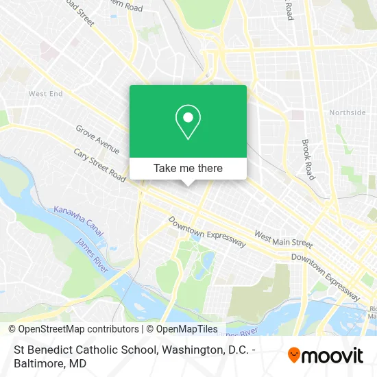 St Benedict Catholic School map