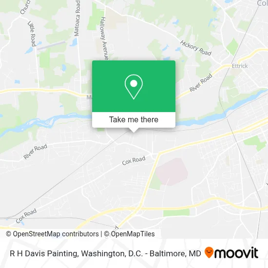 R H Davis Painting map