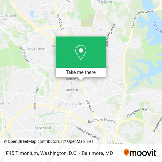 F45 Timonium map