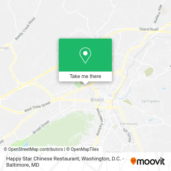 Happy Star Chinese Restaurant map