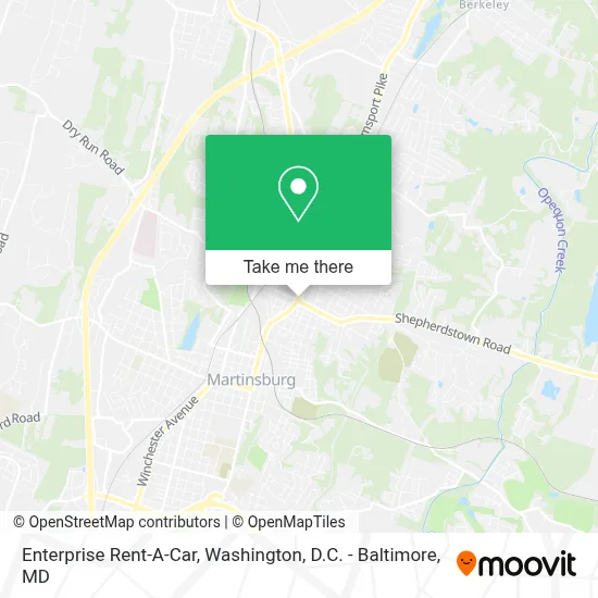 Enterprise Rent-A-Car map