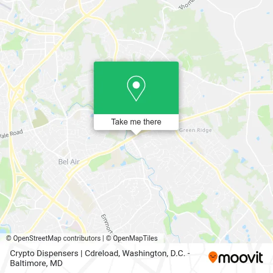 Crypto Dispensers | Cdreload map