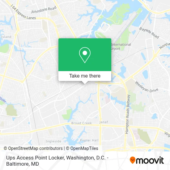 Ups Access Point Locker map