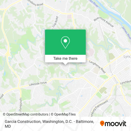Garcia Construction map
