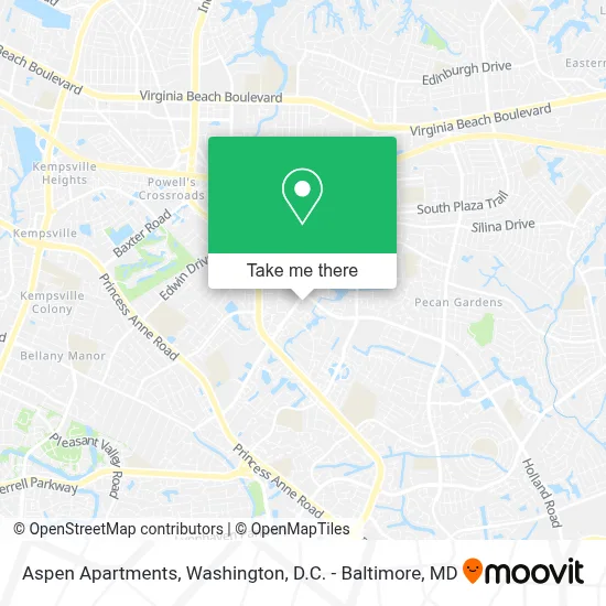 Aspen Apartments map