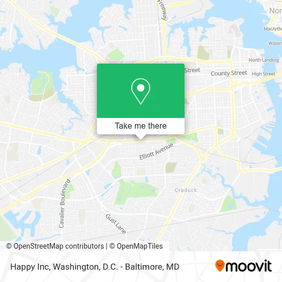 Happy Inc map
