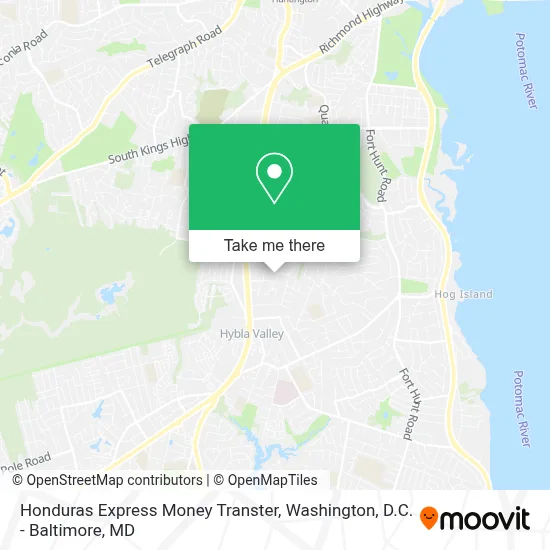 Honduras Express Money Transter map
