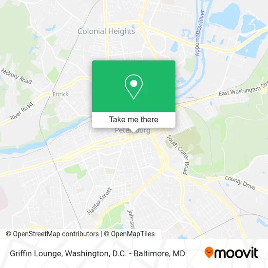 Griffin Lounge map