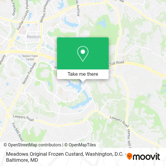 Meadows Original Frozen Custard map