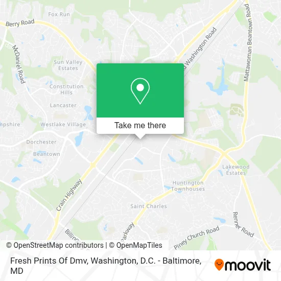Fresh Prints Of Dmv map