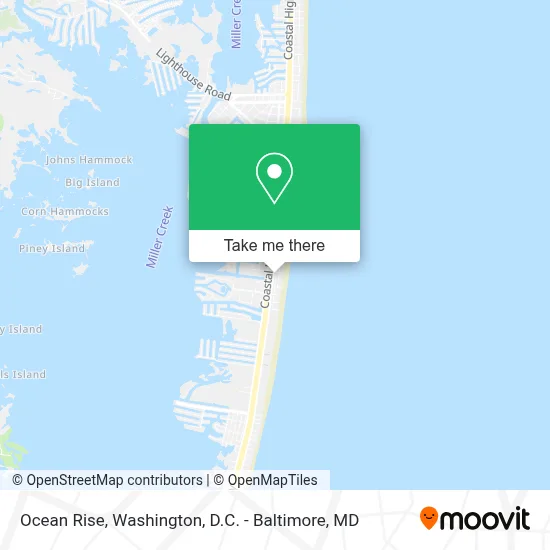 Ocean Rise map