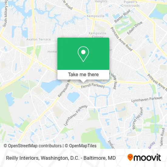 Reilly Interiors map