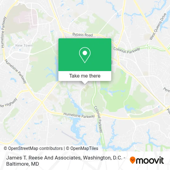 James T. Reese And Associates map