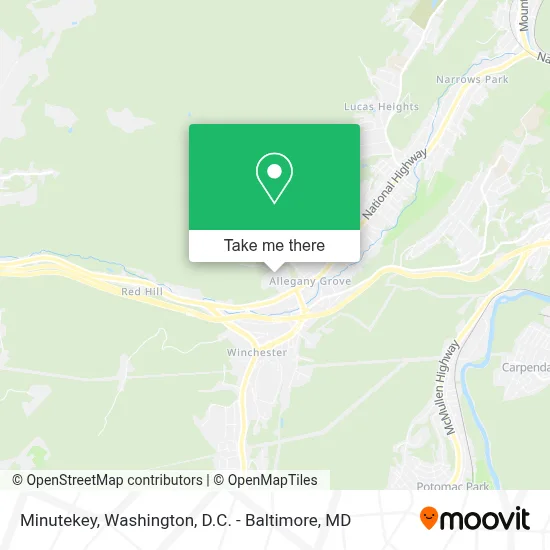 Minutekey map