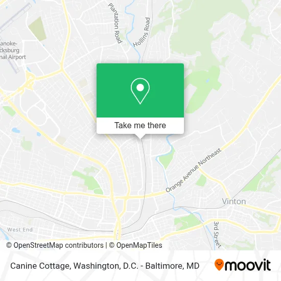 Canine Cottage map