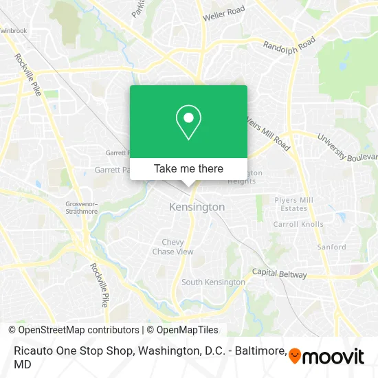 Ricauto One Stop Shop map