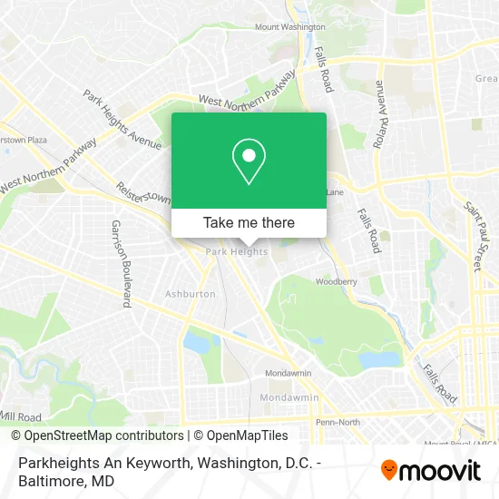 Parkheights An Keyworth map