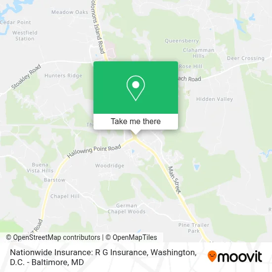 Nationwide Insurance: R G Insurance map