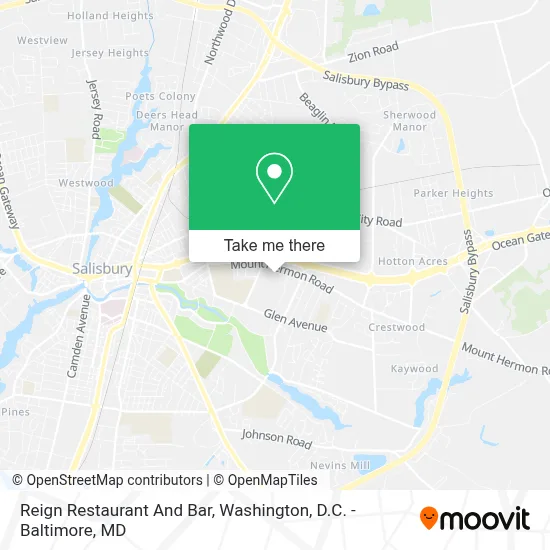 Reign Restaurant And Bar map