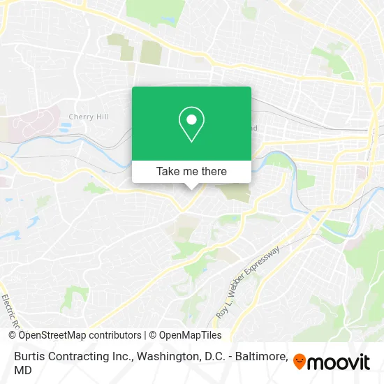 Burtis Contracting Inc. map