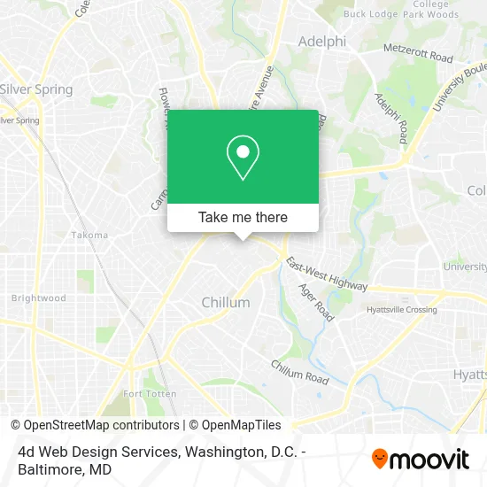 4d Web Design Services map