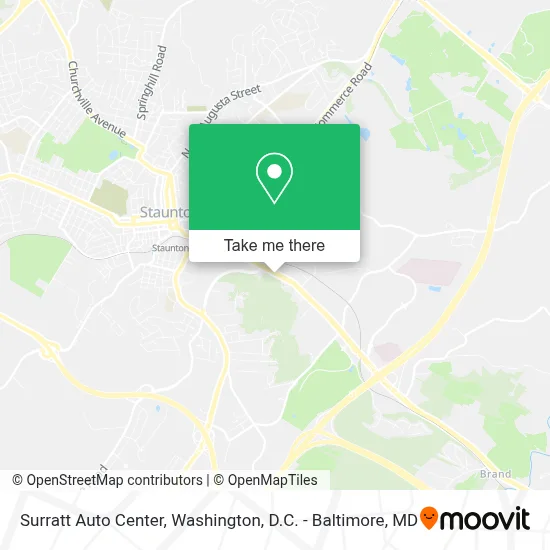 Surratt Auto Center map