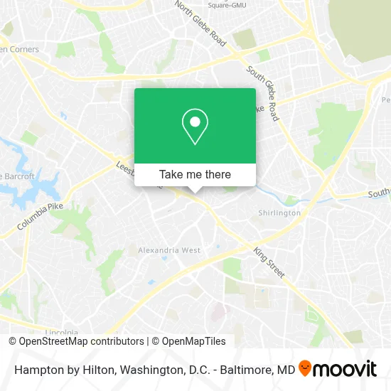 Hampton by Hilton map